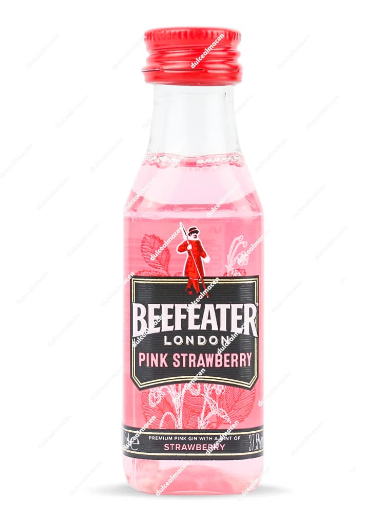 Mini Beefeater Gin Pink Strawberry 50 ml | Licor Miniatura