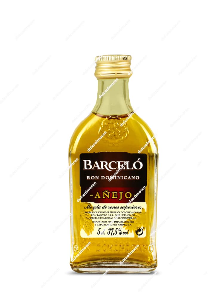 Mini Ron Barcelo Añejo 50 ml