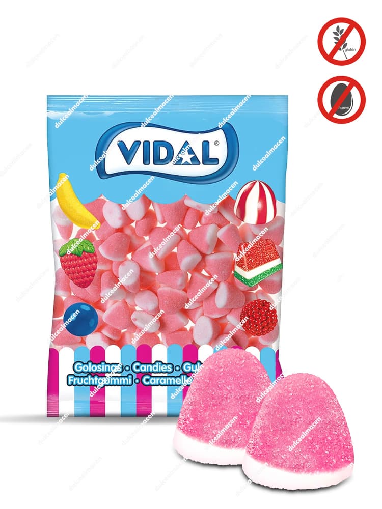 Vidal Besos Fresa 250 uds