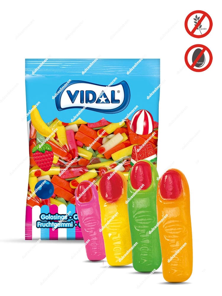 Vidal Dedos Brillo 250 | 250 uds