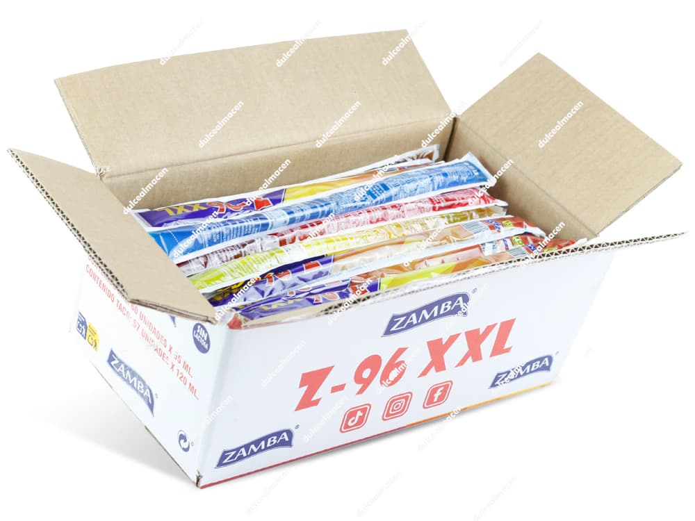 Zamba Z-96 XXL Flash Surtido Largo 60 Uds | Polo De Hielo