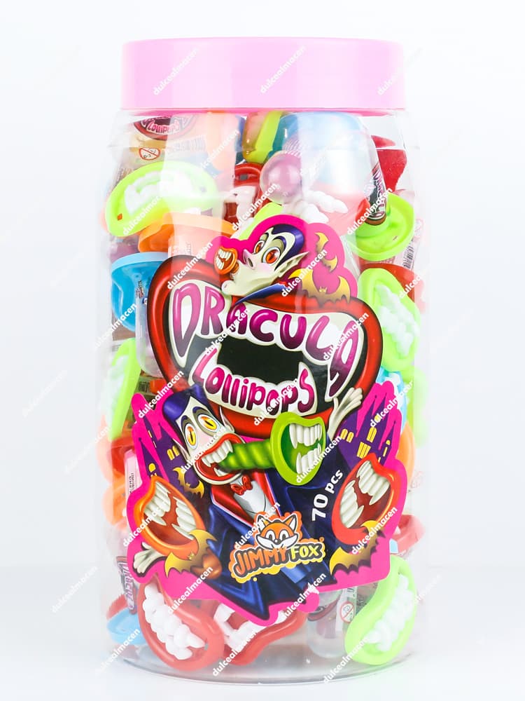 Jimmy dracula chupete caramelo 70 uds
