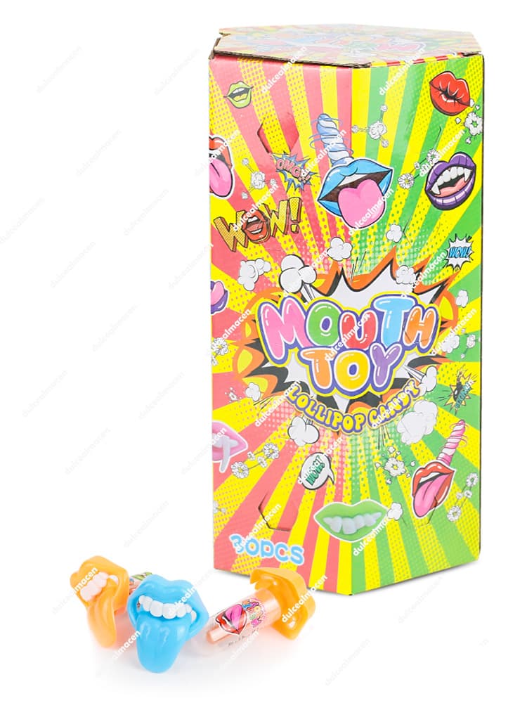 Mouth toy lollipop 30 uds