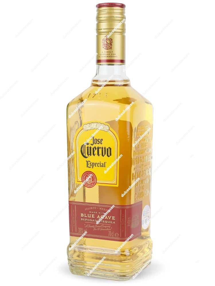 Botella de Tequila Jose Cuervo Especial Reposado 70cl etiqueta amarilla - Dulcealmacen