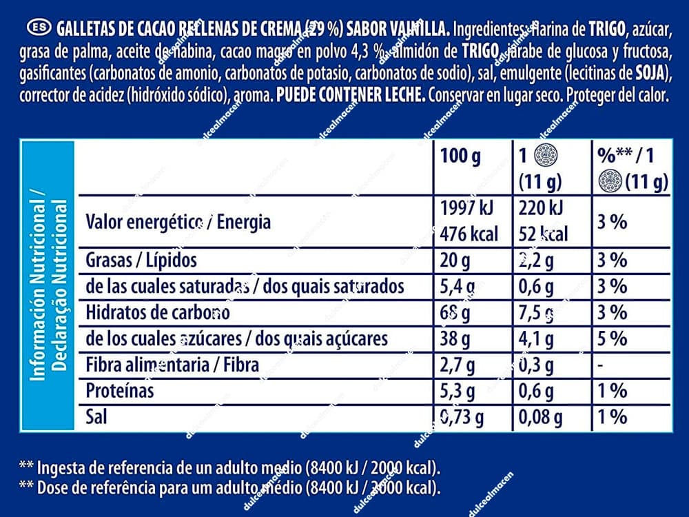 Oreo Original 20 uds