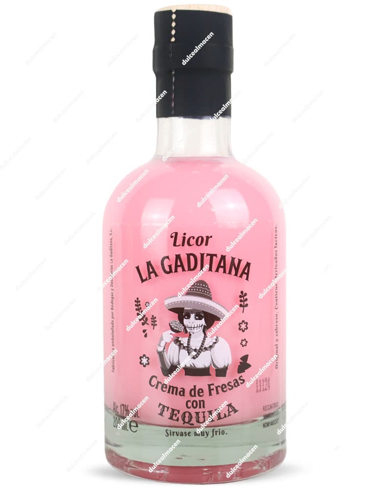 Gaditana tequila de fresa 25 cl