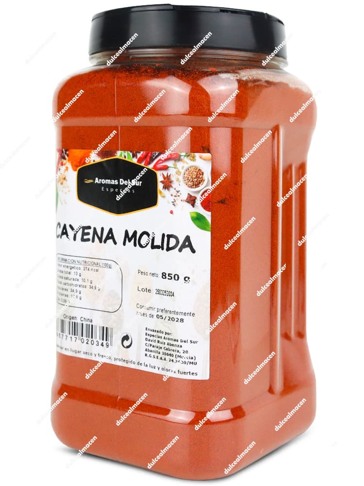 Cayena molida Aromas 850gr de Dulcealmacen.com en Miguelturra