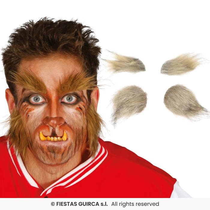 Guirca Barba y Cejas Hombre Lobo