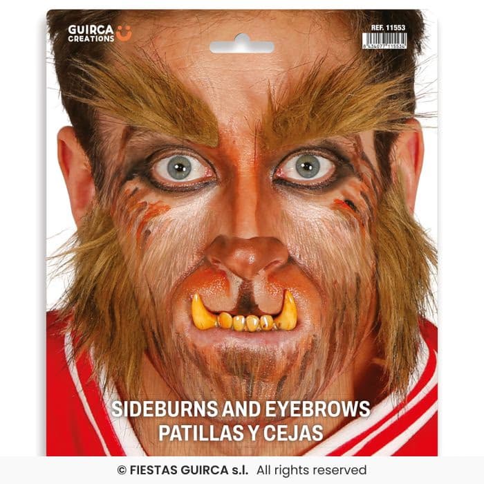 Guirca Barba y Cejas Hombre Lobo