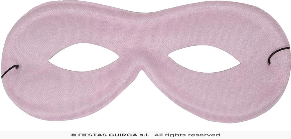 Guirca Antifaz Pierrot Seda Rosa Extra