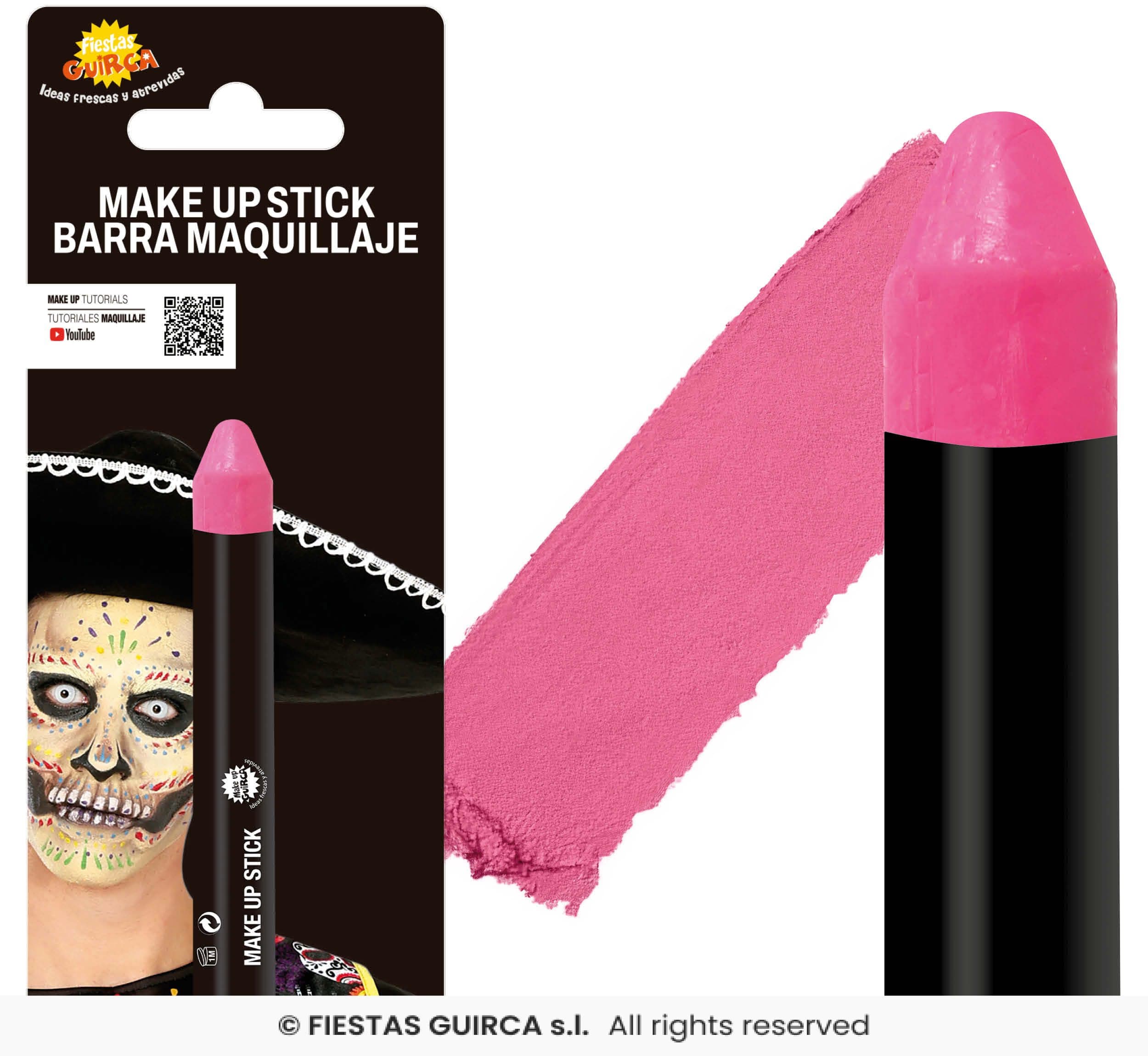 Guirca Barra Maquillaje Infantil Rosa 10 gr