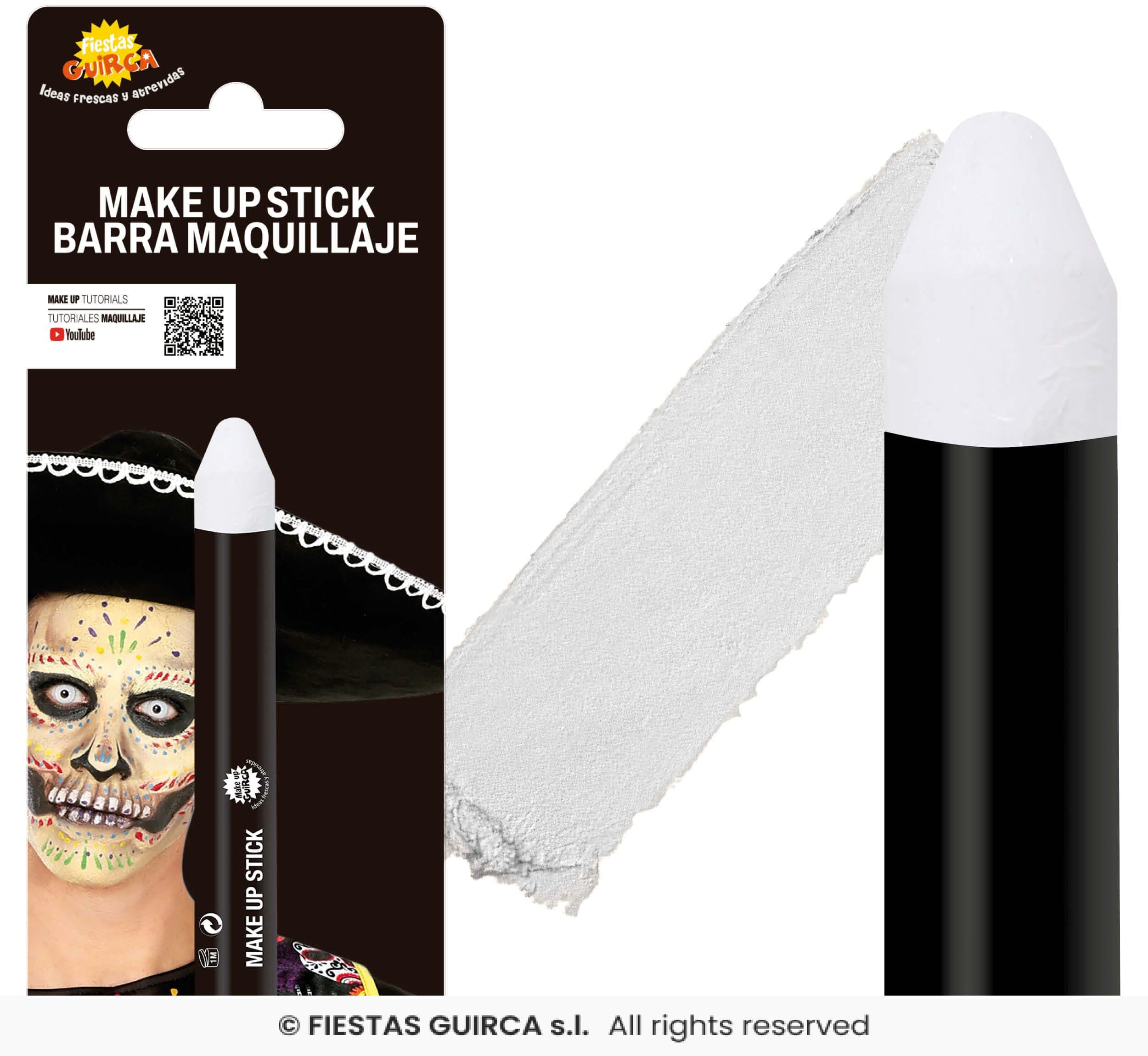 Guirca Barra Maquillaje Infantil Blanco
