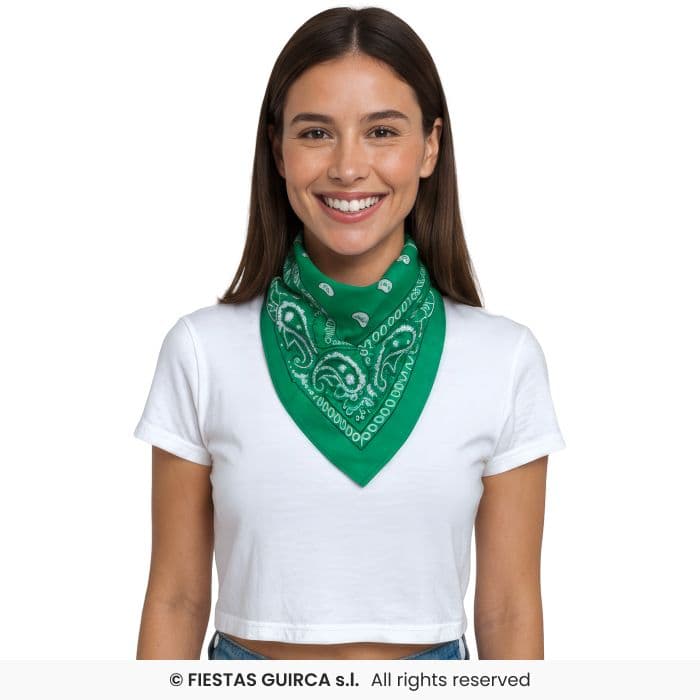Pañuelo Vaquero Verde Guirca en Dulcealmacen