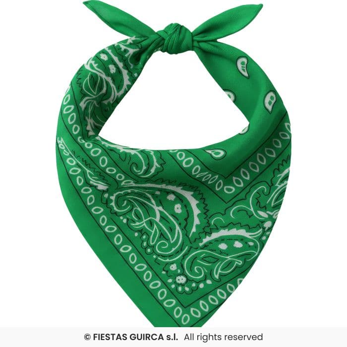 Pañuelo Vaquero Verde Guirca en Dulcealmacen