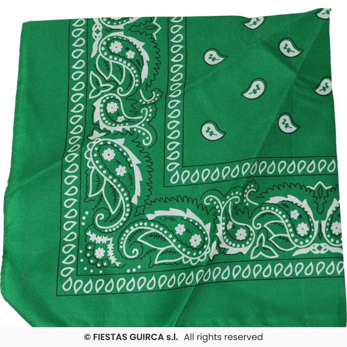 Pañuelo Vaquero Verde Guirca en Dulcealmacen