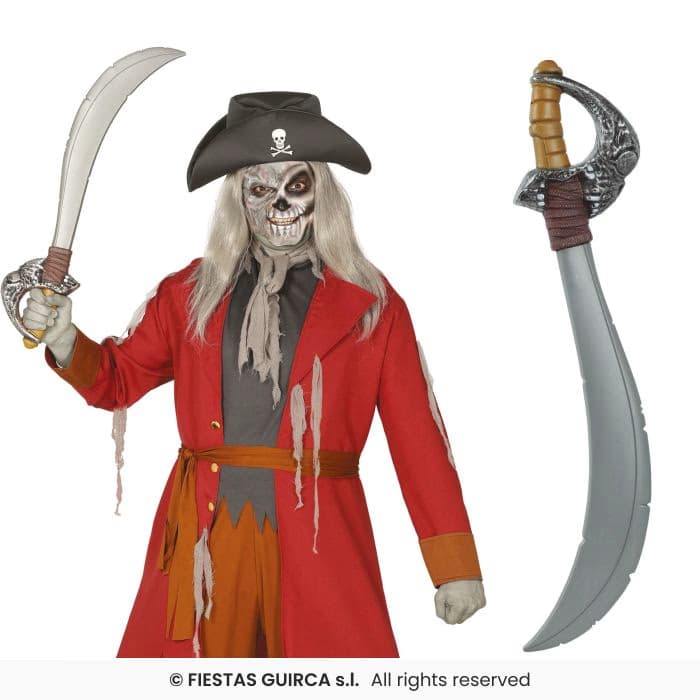 Espada Pirata 7 Mares 72 Cms Guirca en Dulcealmacen