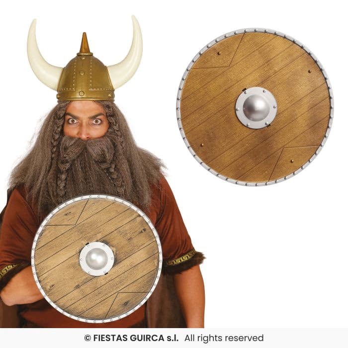 Escudo Vikingo 40 Cm Pvc Guirca en Dulcealmacen