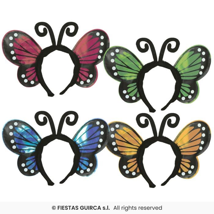 Diadema Mariposa Surtida Guirca en Dulcealmacen