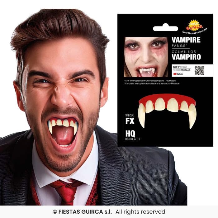 Dientes Vampiro Con Termoplástica Guirca en Dulcealmacen