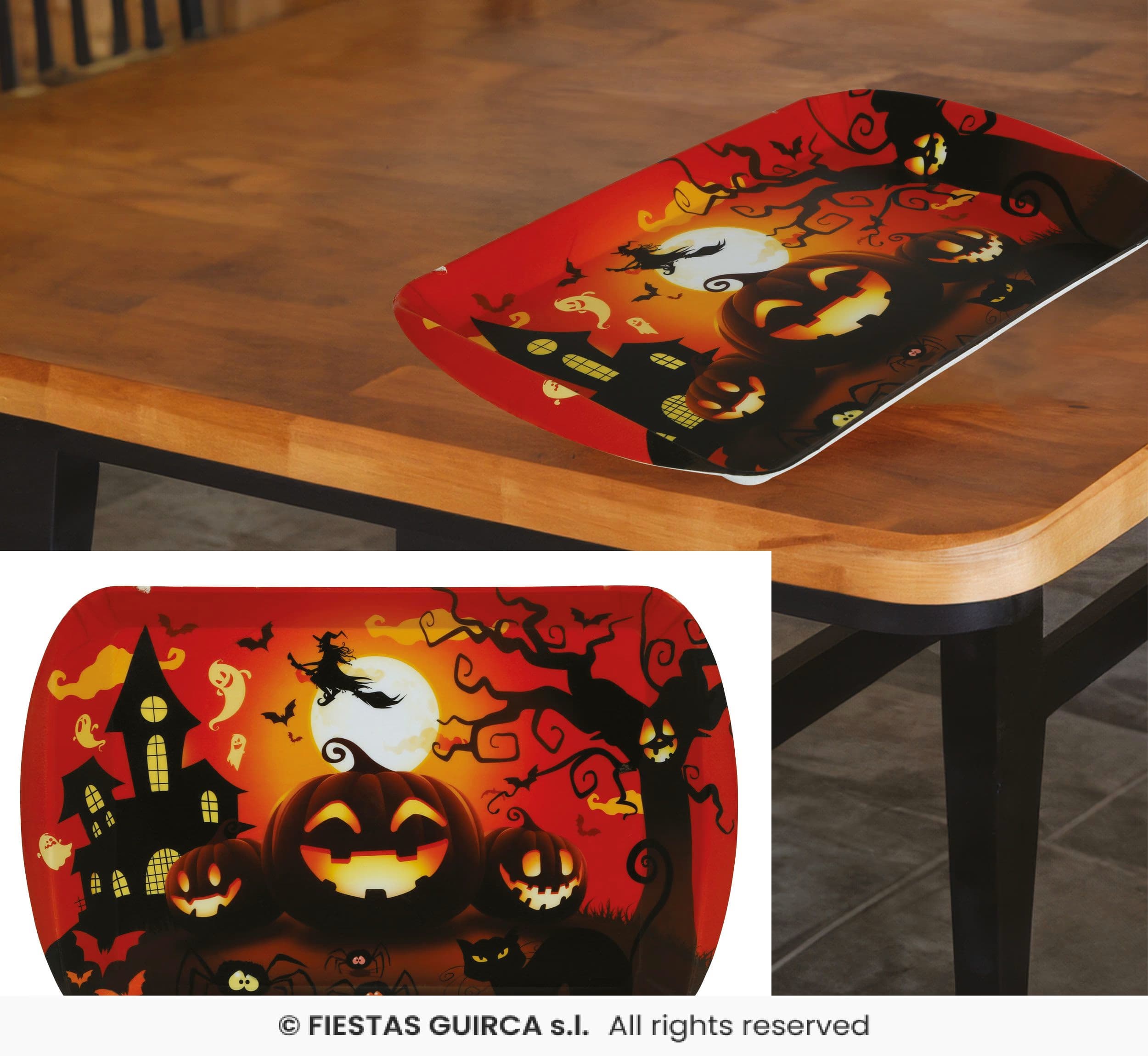 Guirca Bandeja Calabaza 39x24 Cms