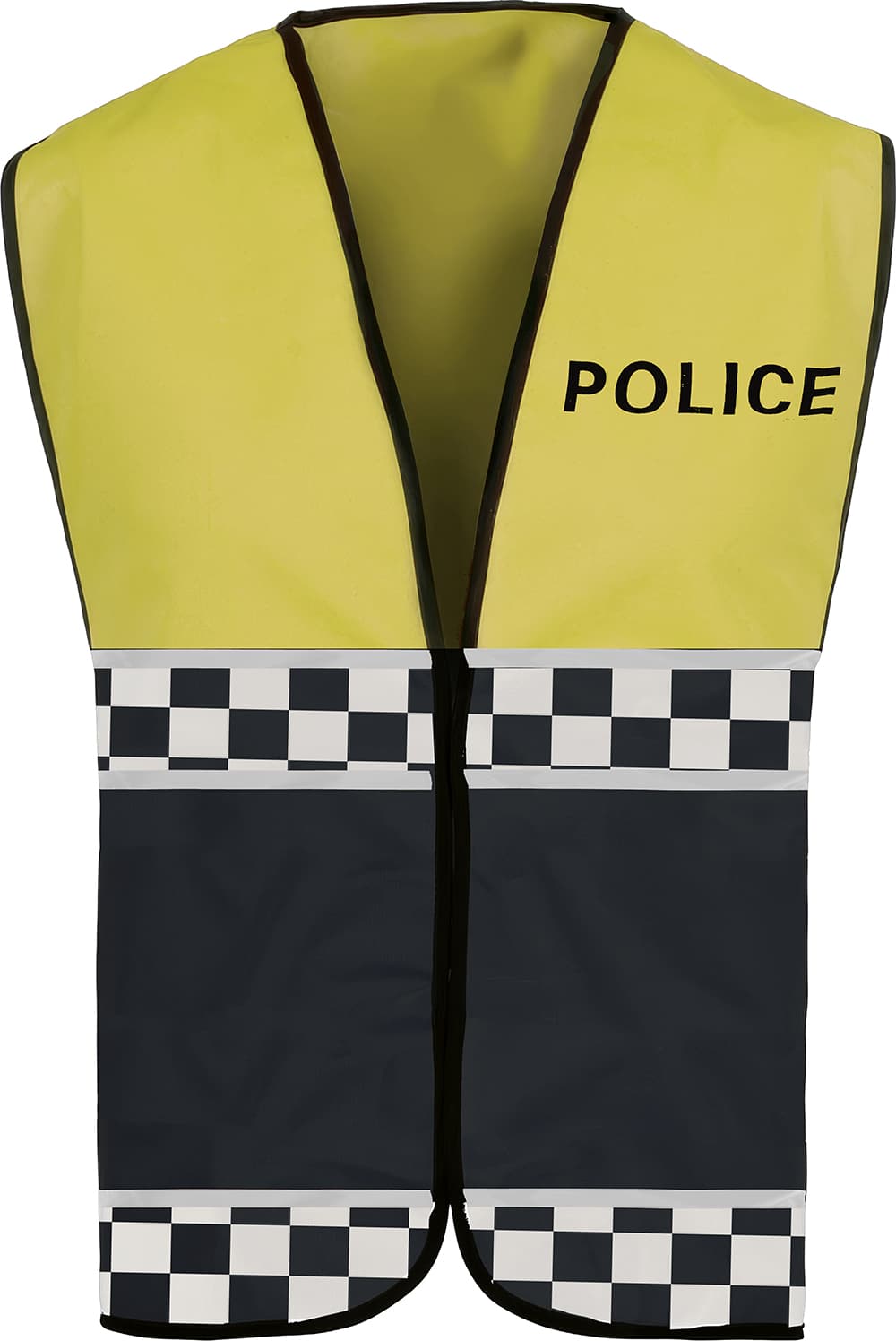 Chaleco de Policía Adulto Amarillo Guirca Talla Única