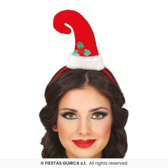 Diadema Gorro Noel Guirca en Dulcealmacen