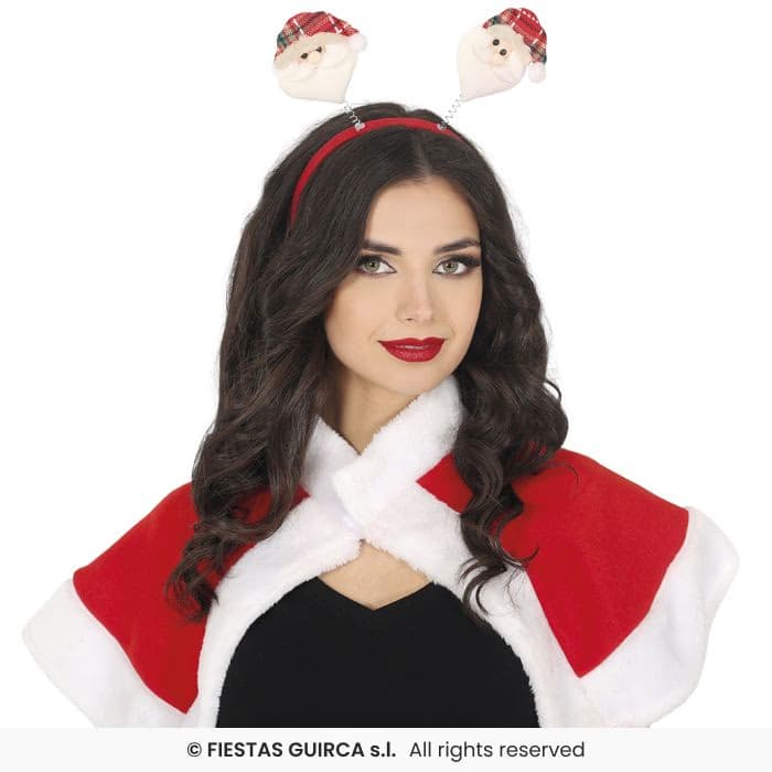 Diadema Cabezas Noel Guirca navideña para fiestas en Dulcealmacen