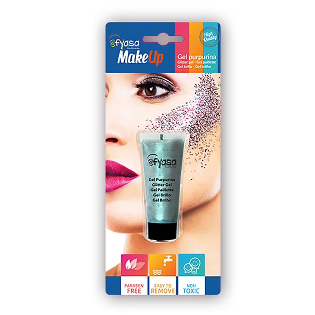 Gel de Purpurina Plata Fyasa MakeUp