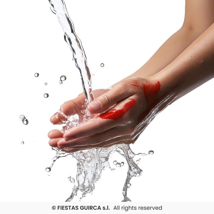 Guirca Tubo Sangre 20 ml Lavable para maquillaje de disfraces en Dulcealmacen