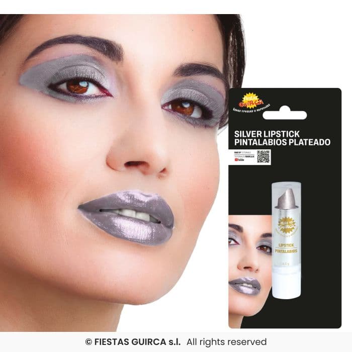 Guirca Blister Pintalabios Plata de maquillaje en Dulcealmacen