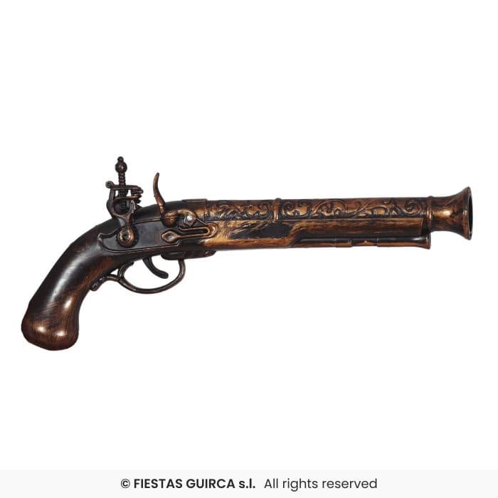 Guirca Pistolon Trabuco 28 cm de juguete para disfraz pirata en Dulcealmacen