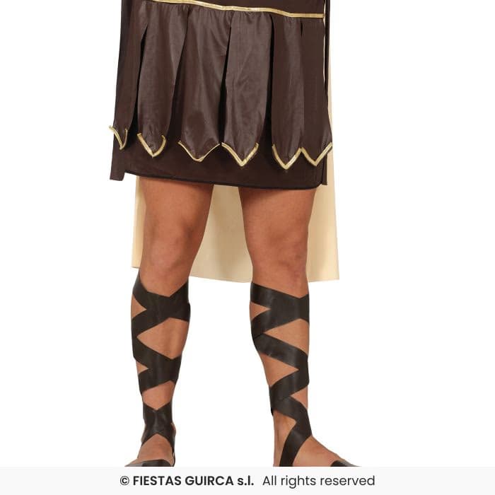 Guirca Sandalias Romanas de gladiador para disfraz en Dulcealmacen