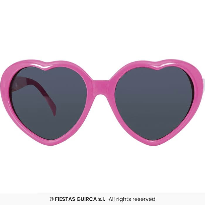 Guirca Gafas Corazón Party Girls de color rosa para fiestas y disfraces en Dulcealmacen