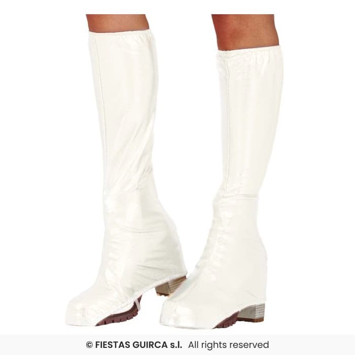 Guirca Cubrebotas Blancas de 45 cms para adulto en Dulcealmacen