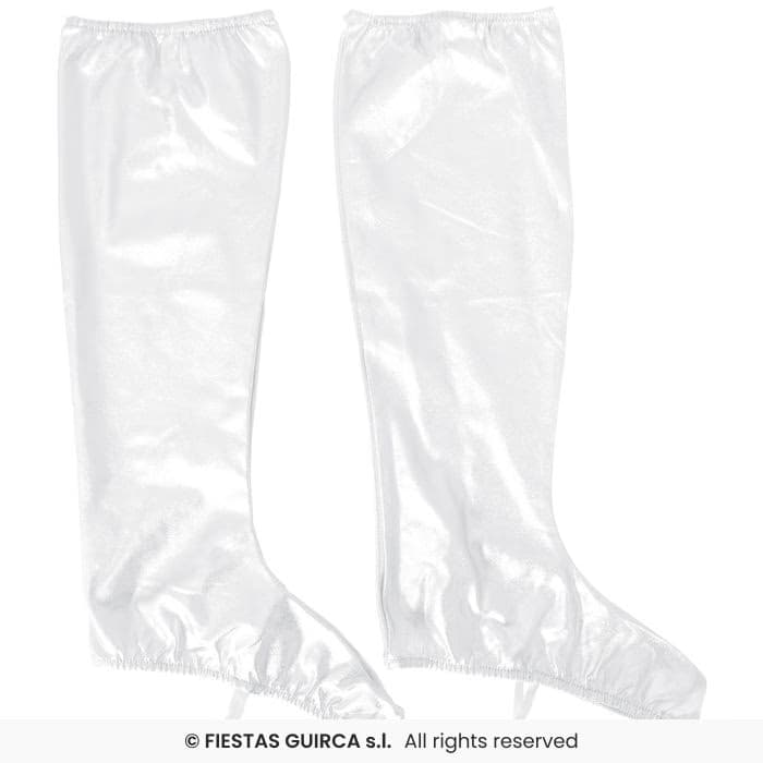 Guirca Cubrebotas Blancas de 45 cms para adulto en Dulcealmacen