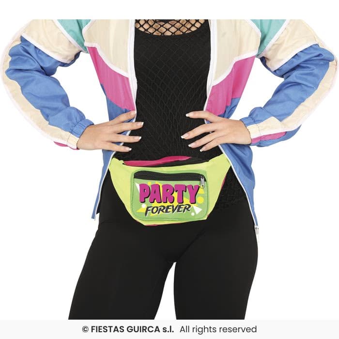 Guirca Riñonera Multicolor 35x12 cm para disfraz en Dulcealmacen