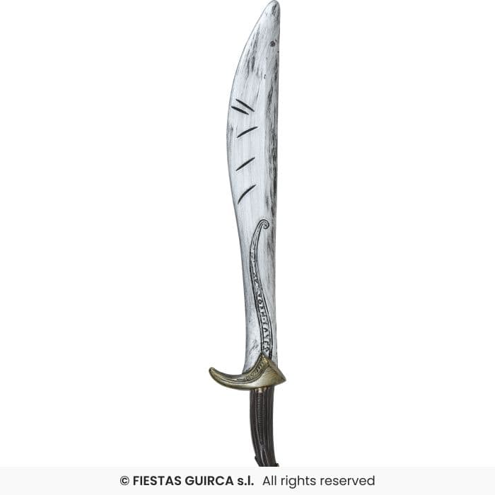 Guirca Espada Elfo 68 cm espada de juguete metalizada para disfraz en Dulcealmacen