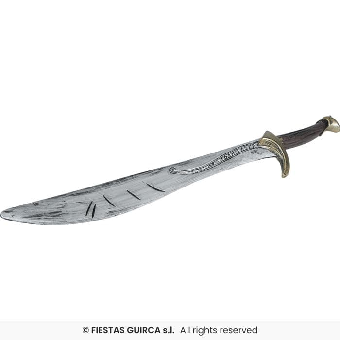 Guirca Espada Elfo 68 cm espada de juguete metalizada para disfraz en Dulcealmacen
