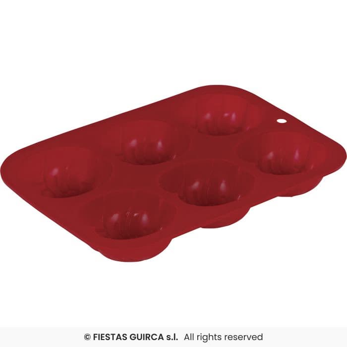 Guirca Molde Silicona 9 Calabazas de color naranja para repostería de Halloween en Dulcealmacen