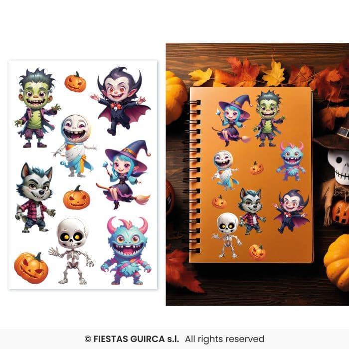 Guirca Pegatinas Surtidas Halloween infantiles en la tienda online Dulcealmacen