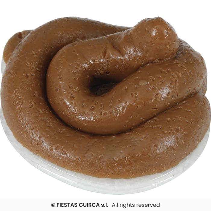 Guirca Excremento Viscoso 11 cm caca de broma flexible y realista en Dulcealmacen