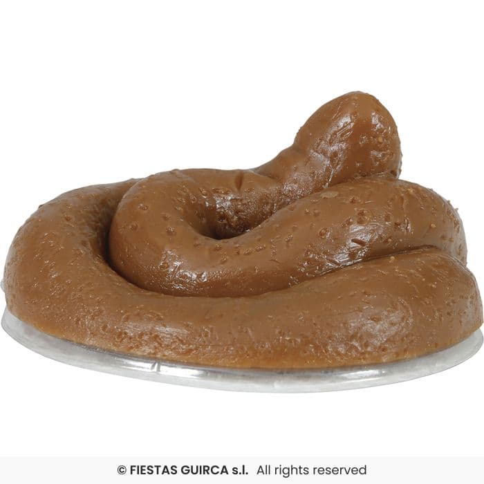 Guirca Excremento Viscoso 11 cm caca de broma flexible y realista en Dulcealmacen