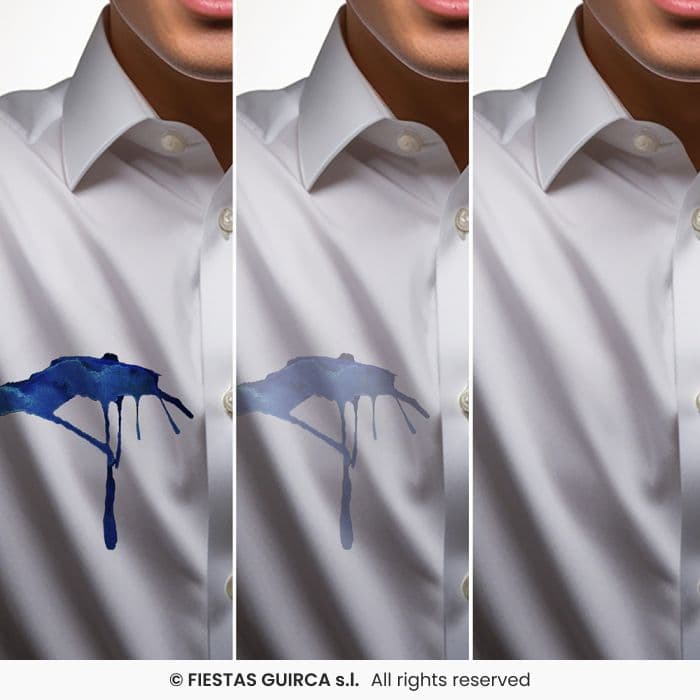 Guirca Tinta Magica Broma bote de líquido azul que mancha y desaparece de la ropa en Dulcealmacen