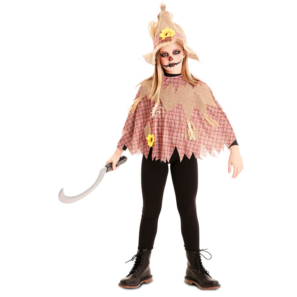 Disfraz Poncho Espantapajaros Infantil