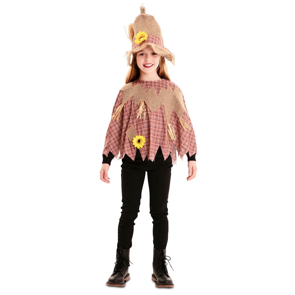 Disfraz Poncho Espantapajaros Infantil
