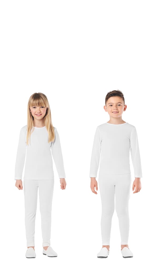 Kimokaweii disfraz  3-4  maillot blanco 2 pzas unisex spandex