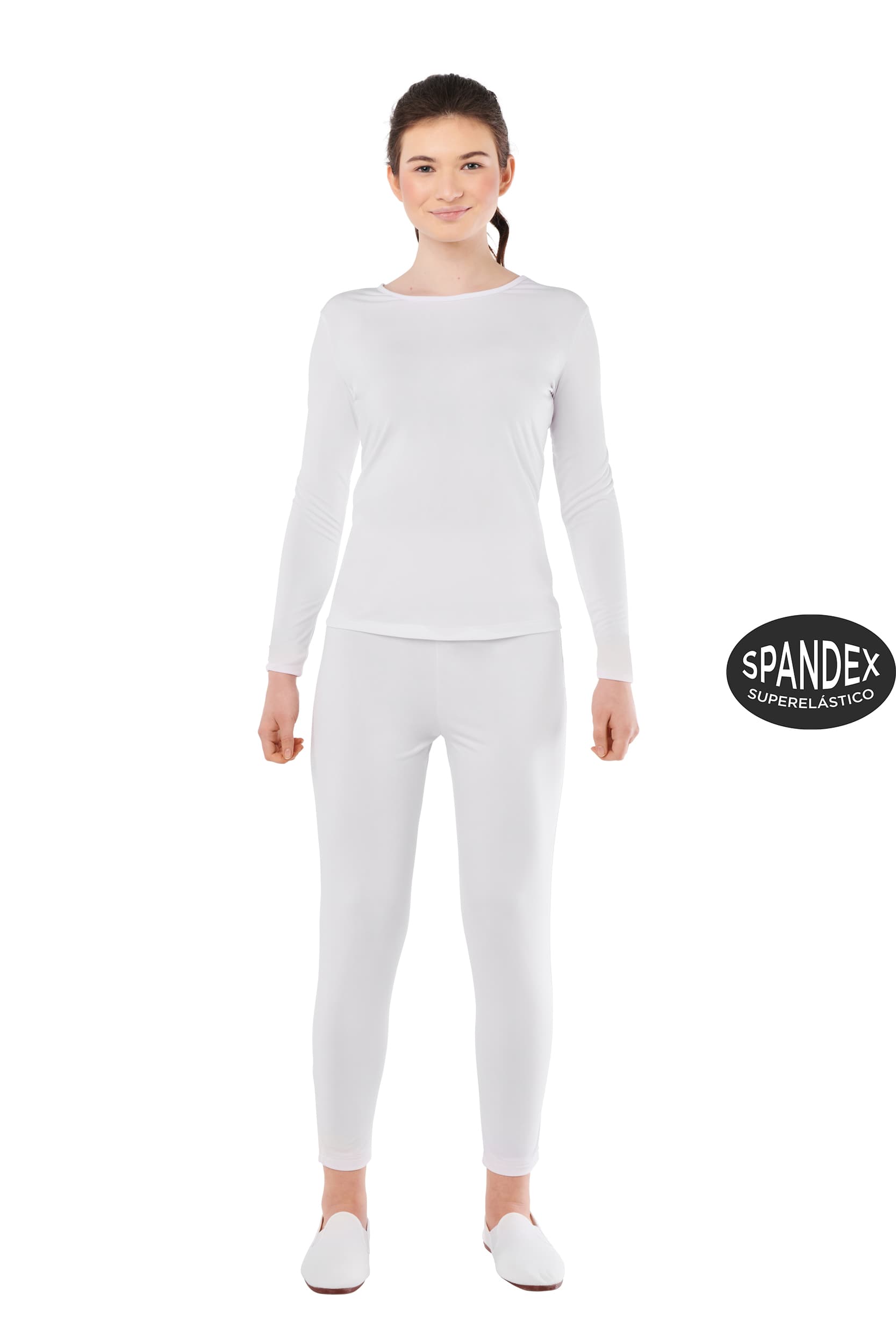 Kimokaweii disfraz  t-m/l  maillot blanco 2 pzas mujer spandex