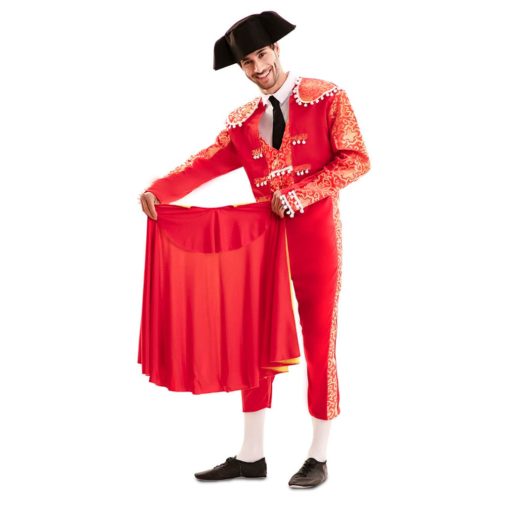 Capote de torero de tela en color rosa y amarillo de la marca Fyasa en Dulcealmacen