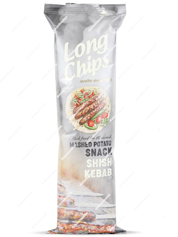 Pack de Long Chips Kebab 75gr snacks alargados Dulcealmacen
