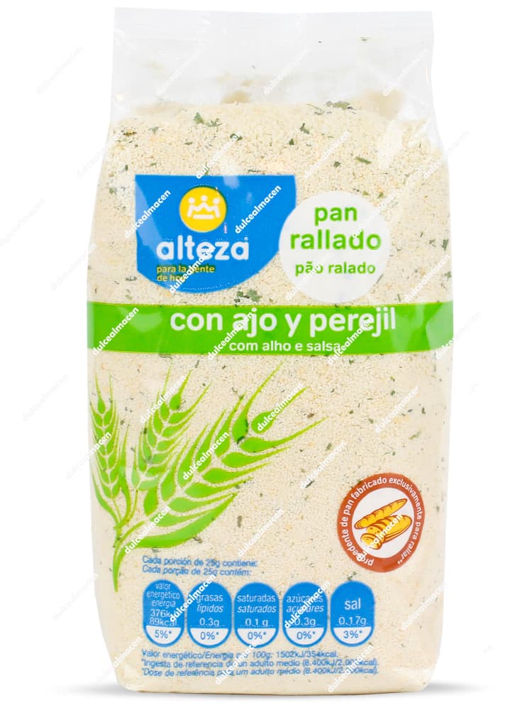 Alteza Pan Rallado con Ajo y Perejil 250 gr